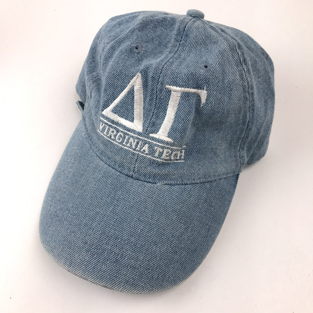 Delta Gamma Virginia Tech Jean Denim Hat